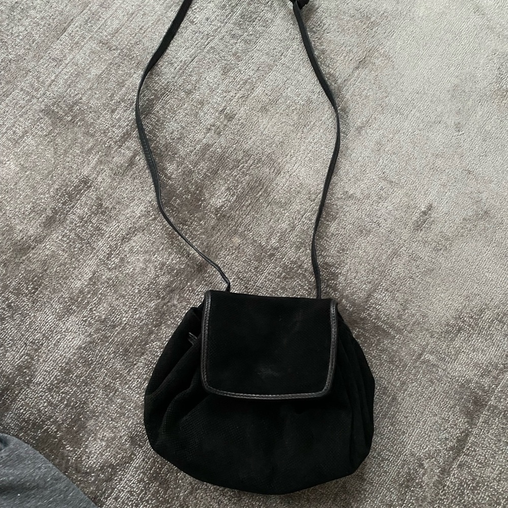 Bottega Veneta Vintage Purse - Black Suede